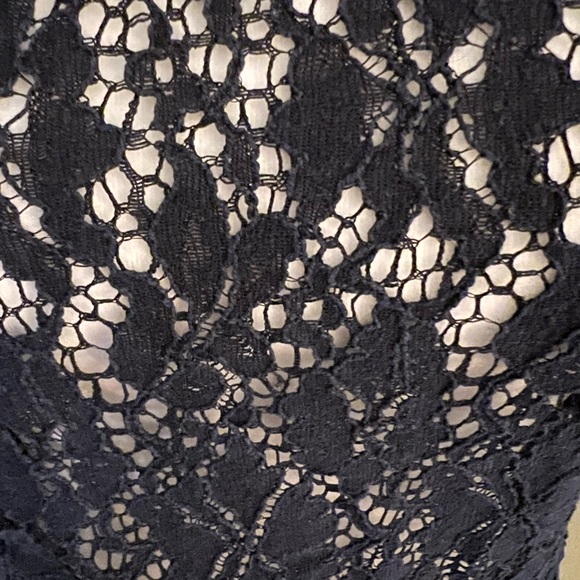 Hero Pepe Navy lace blouse Medium - Picture 2 of 9